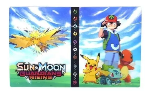 COLECCIONADOR ÁLBUM CARTAS POKÉMON 240 CARTAS ASH 3