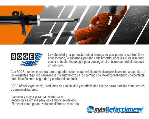 Par Amortiguadores Gas Traseros Attitude 2006-2011 Bogas