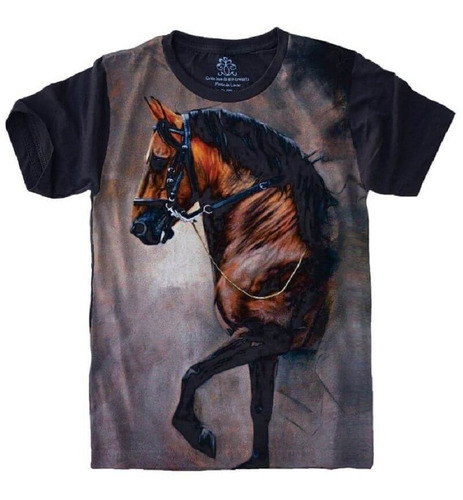 Blusa Fem. 5%off Animal Cavalo Personalizada Exclusiva Linda