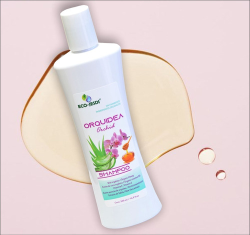 Shampoo Orquídea Con Ingredientes Organicos 