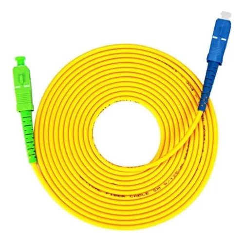 Cable Fibra Optica SC/APC - SC/UPC 5 Metros