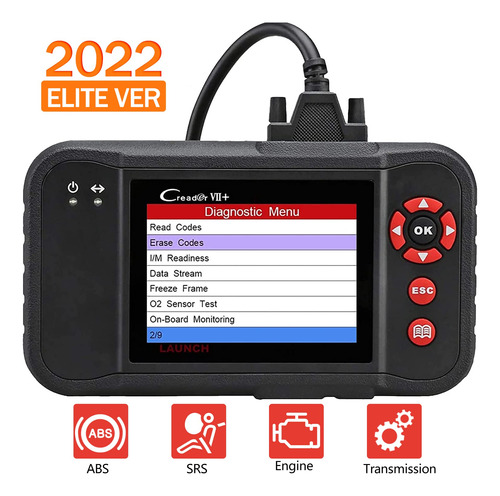 Lanzamiento Obd2 Escaner Creader Vii Herramienta Automotriz