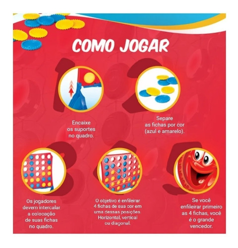 Imagem 2 de 2 de Jogo Link 4 - Br 1288 Multikids