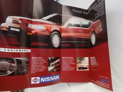 Folleto Nissan Pulsar Gti 1300v1 Auto Antiguo Catalogo (Usado)