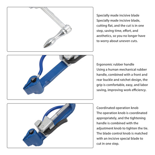 Máquina Flejadora Manual De Acero Inoxidable Kit Para Flejes