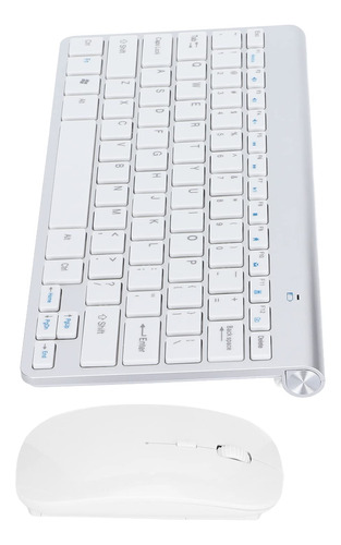 Teclado Raton Usb Inalambrico 2.4 G 78 Ultraslim Portatil Al