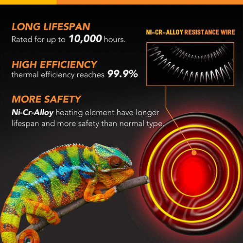 I Lámpara Calefactora Cerámica Nomoy Pet P Reptiles 50w