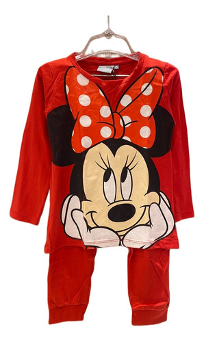 Pijama Niñas Minnie Mouse Glitter Disney Original Cf
