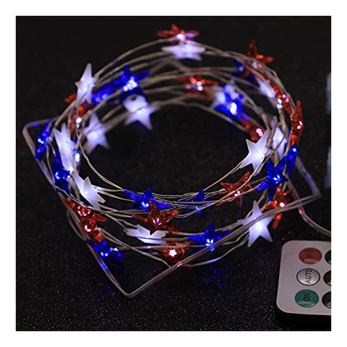 Miya Life Independence Day Led String Lights 10 Ft 30 C3x9w