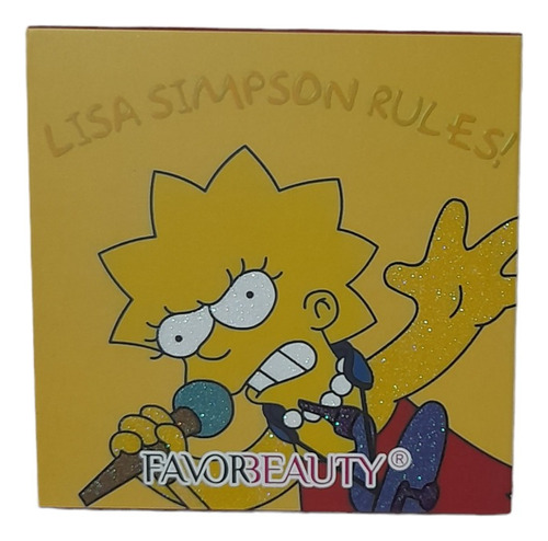 Paleta  De Sombras Los Simpson 9 Colores Favorbeauty