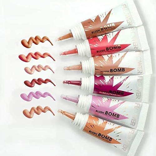 Blush Rubor Liquido Flower Blush Bomb 9ml Iluminador Tono Del Maquillaje Cinnamon