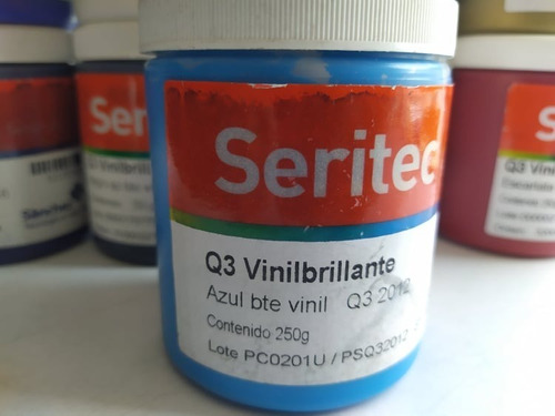 Tinta Azul Vinil Brillante 250gr Serigrafia Sanchez