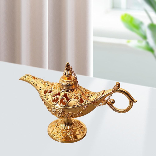 Lámpara De Aceite De Té, Luz Dorada, 12 X 4,4 X 7,6 Cm