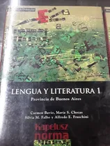 Comprar Lengua Y Literatura 1 Prov. Bs As Kapelusz Polimodal