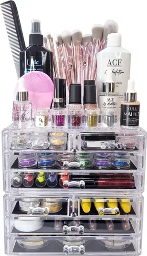 Organizador Para Maquillaje Y Accesorios Acrílico 8 Cajones