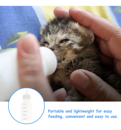 1 Juego De Biberones Pequeños De 50 Ml Para Mascotas Recién