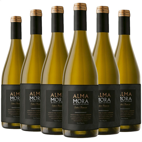 Vino Alma Mora Select Reserve Chardonnay Blanco X6 01almacen