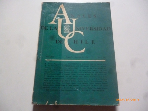 Anales De La Universidad De Chile N.102. 