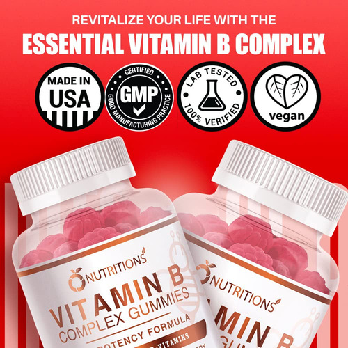 O Nutritions Gominolas Complejo Vitamina B Vegano 60 Gomitas