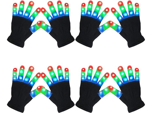 Led Gloves Flashing Lighting Gloves With 3 6 Modes Cool Toys