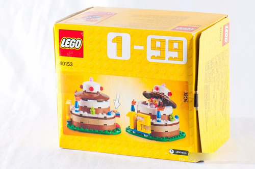 Imagen 2 de 3 de Lego Pastel Adorno Para Mesa De Cumpleaños Birthday 40153