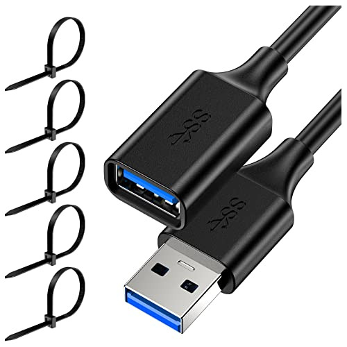 Cable Extensor Usb Para Unidad Flash Usb, Tarjeta De Disco D
