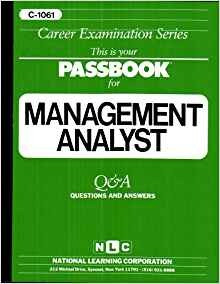 Management Analyst(passbooks) (career Examination Series)