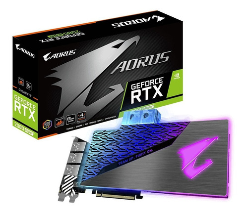 Tarjeta De Video Aorus Geforce Rtx 2080 Super Waterblock 