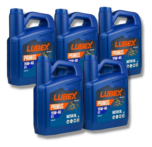 Promocion Por 20lts Aceite Lubex 15w40 (5x4lts)