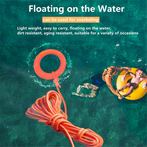 Imagen 1 de 1 de Boofire Cuerda Flotante Para Salvavida Agua 98.4 Pie