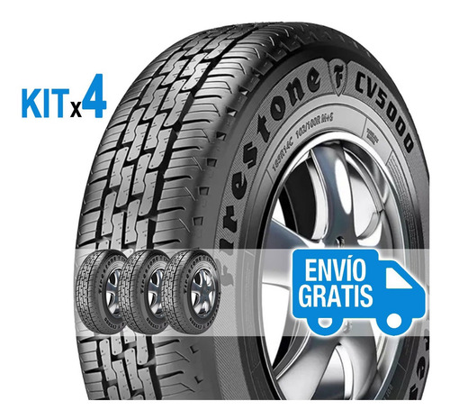 Imagen 3 de 9 de Combo 4u 195/75 R16c 107/105r Cv5000 Firestone Envío