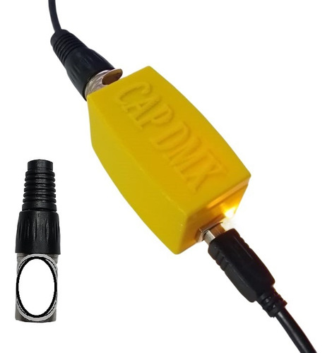 Combo Interface Usb Dmx 512 Amarillo + Terminador Dmx 120