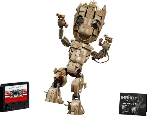 Lego Eu Sou O Groot 76217 - Marvel 476 Peças