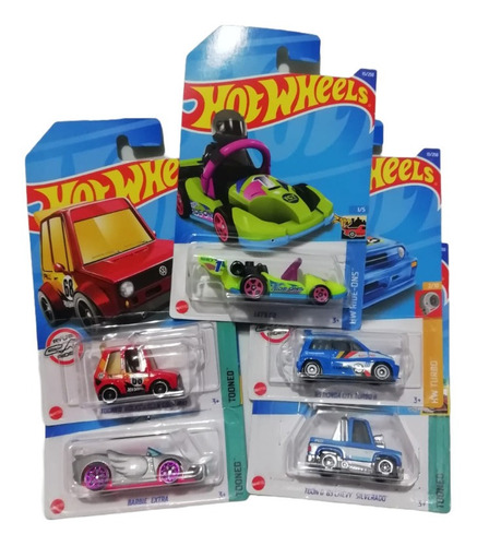 Hot Wheels Vehículos Escala 1:64 Pack De 5 Unidades H4