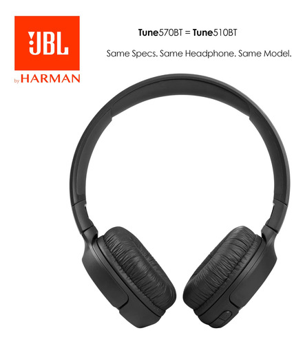 Auriculares Inalámbricos Bluetooth Jbl Tune 570bt Negros