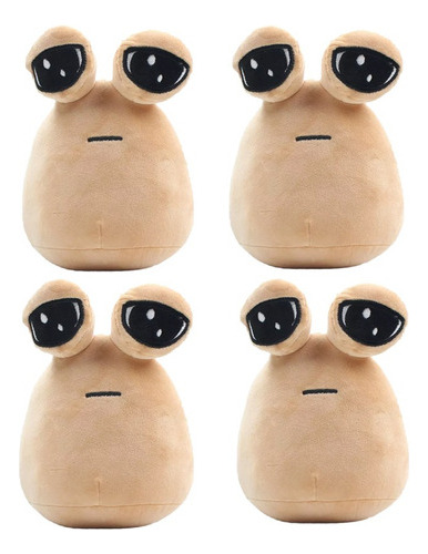 Emoción Alien Pou Furdiburb Muñeco Peluche Juguete 4pcs