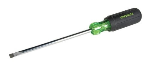 Greenlee 1/4  X 6  Round Shank Flat Blade Screwdriver