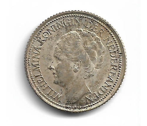 Curazao 1/4 Gulden 1947 Plata Km#44 S/c