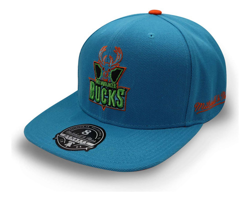 Jockey Mitchell & Ness Nba Mystery Van Bucks Azul Cerrada