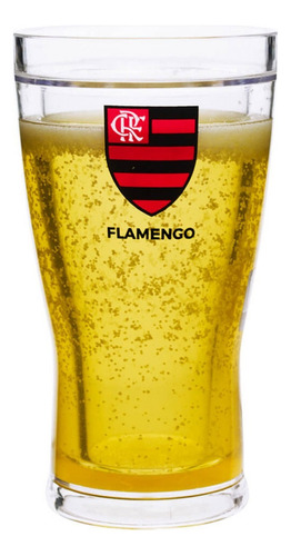 Copo Térmico Flamengo Licenciado 350 Ml Cor Amarelo