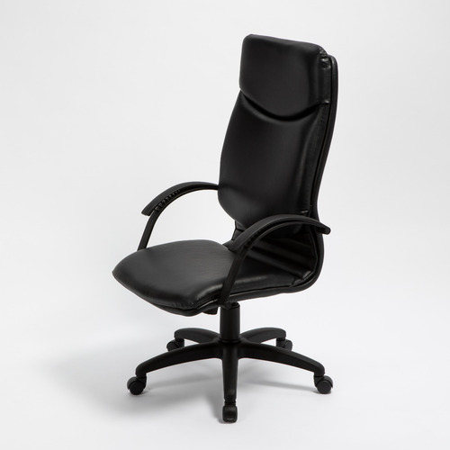 Imagen 7 de 10 de Sillón De Oficina Electra Alto Total Black Diseño Rossi