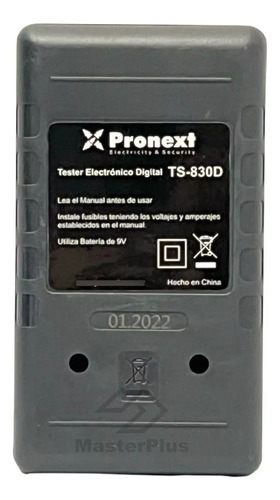 Tester Multimetro Digital Con Buzzer Escuela Electronica