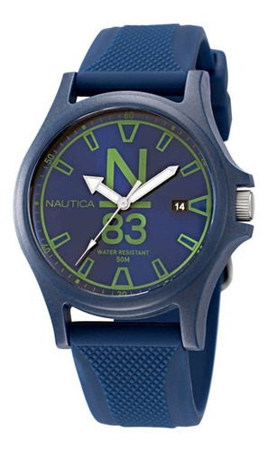 Reloj Nautica Java Sea Modelo: Napjss223 Color Del Fondo Azul Navy Color De La Correa Azul Navy