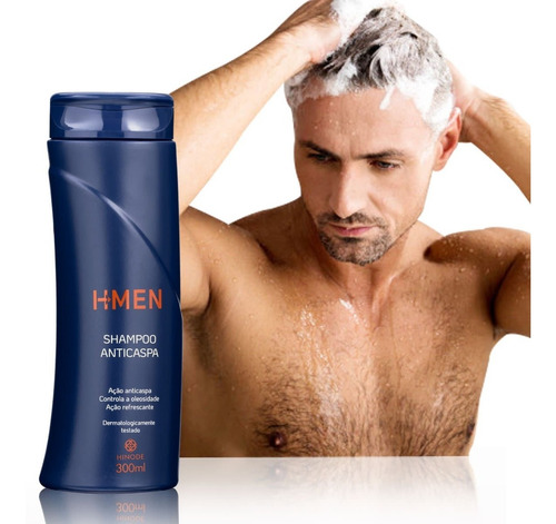 Imagen 4 de 5 de Shampoo Anticaspa Hmen Hinode Control De Grasa Refrescante