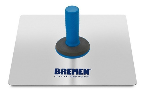 Imagen 1 de 7 de Plato Espatula Para Masilla Bremen C/ Esponja Aluminio 