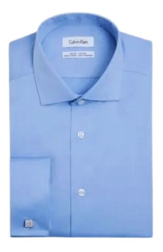 Imagen 4 de 4 de Calvin Klein Men's Steel Slim-fit Non-iron, Large 16 32/33