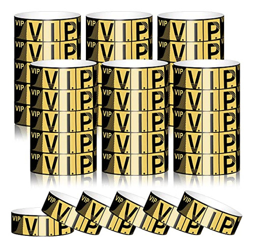 300 Pcs Vip Wristbands For Events Waterproof Paper Wris...