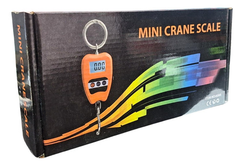 Balanza Colgante Mini Crane Scale 200kg Digital Naranja
