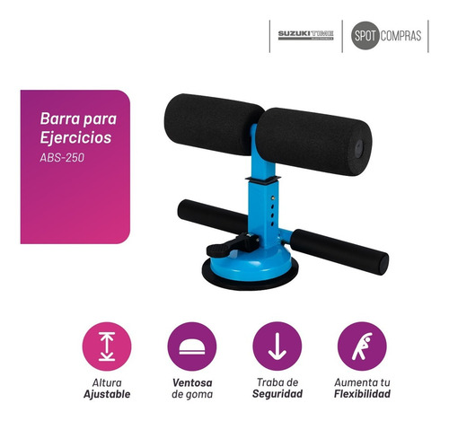 Imagen 2 de 7 de Ejercitador Abdominal De Piso Suzuki Time Simple