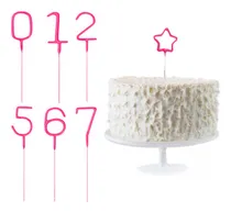 Comprar Party Store Vela Torta Sparkle Chispita Número Rosa X Unidad